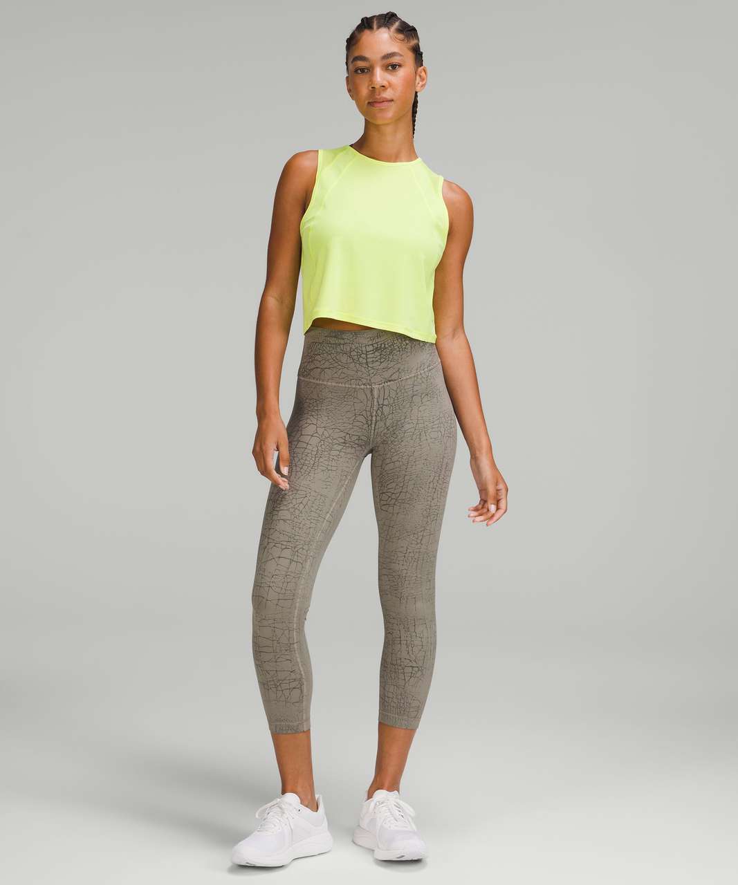 Lululemon athletica Wunder Train High-Rise Crop 23 *Foil, Women's Capris