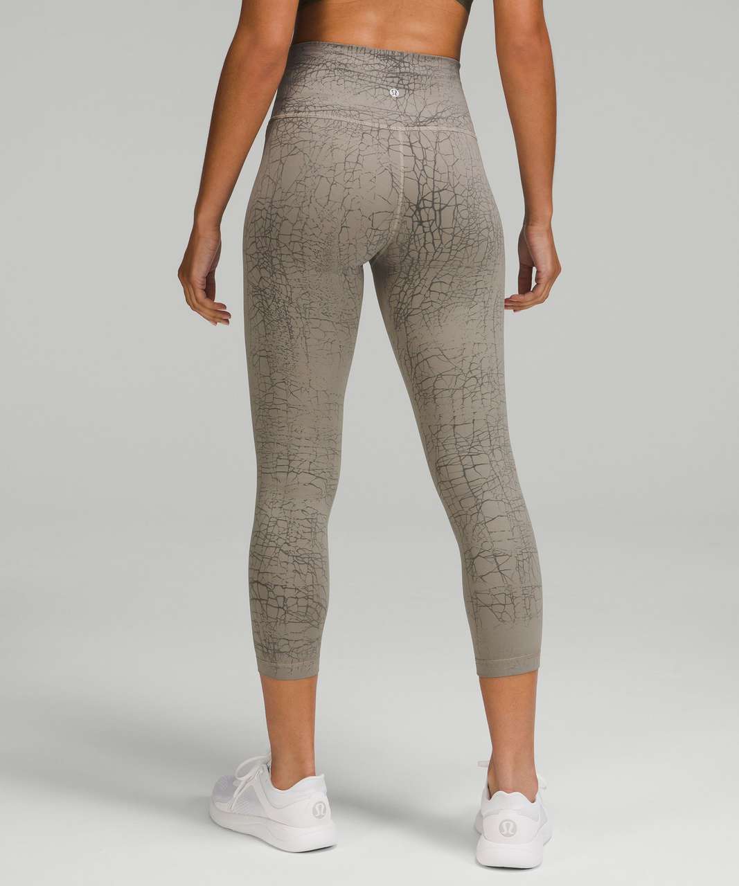 Lululemon Wunder Train High-Rise Crop 23 - Thread Dye Rover Black