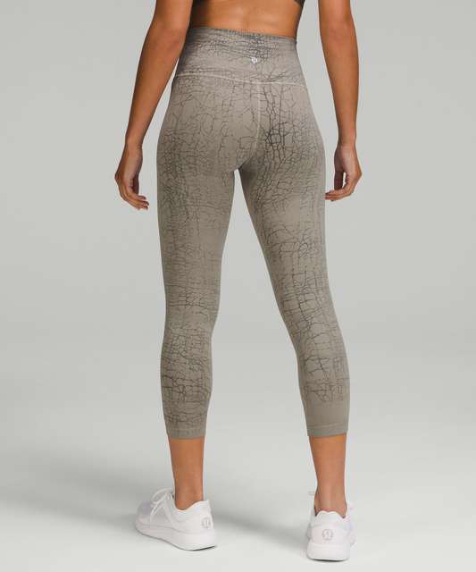 Lululemon Wunder Train High-Rise Crop 21 - Chambray - lulu fanatics