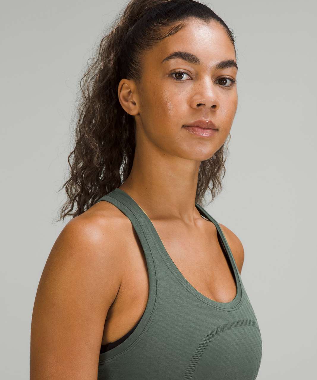 Lululemon Swiftly Tech Racerback Tank Top 2.0 *Race Length - Smoked Spruce / Smoked Spruce