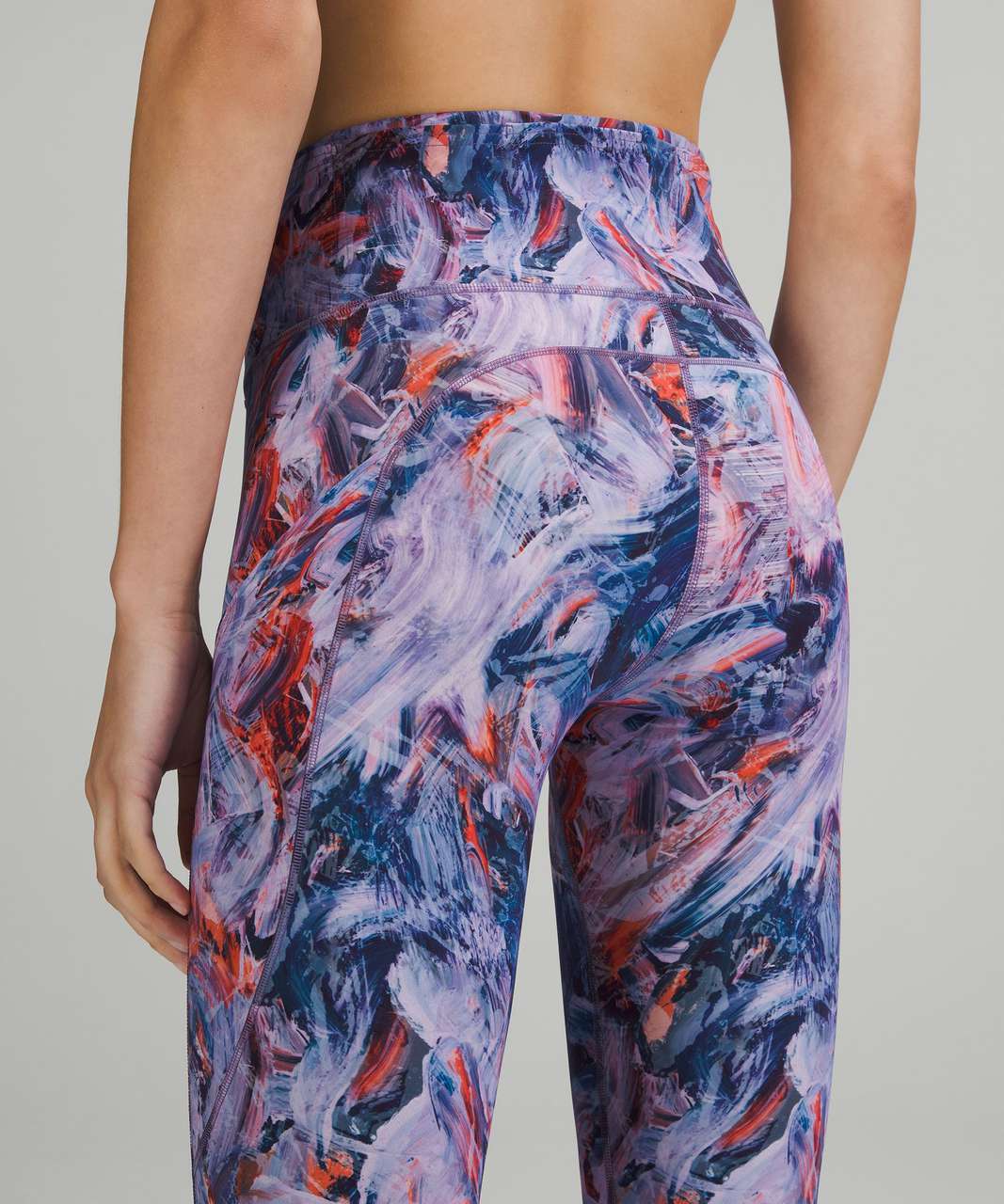 Lululemon Fast and Free Brushed Fabric High-Rise Tight 28 - Atmospheric  Purple Multi - lulu fanatics