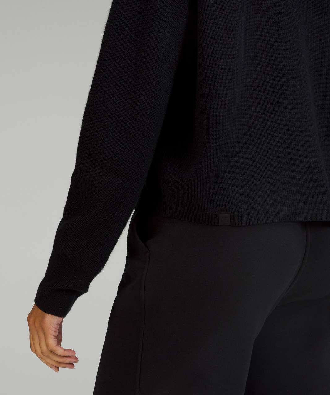 Lululemon Merino Wool-Blend Ribbed Turtleneck Sweater - Black