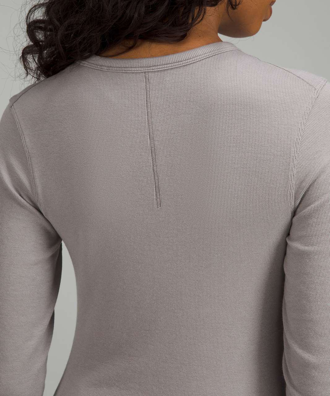 Lululemon Hold Tight Long Sleeve Shirt - Gull Grey - lulu fanatics