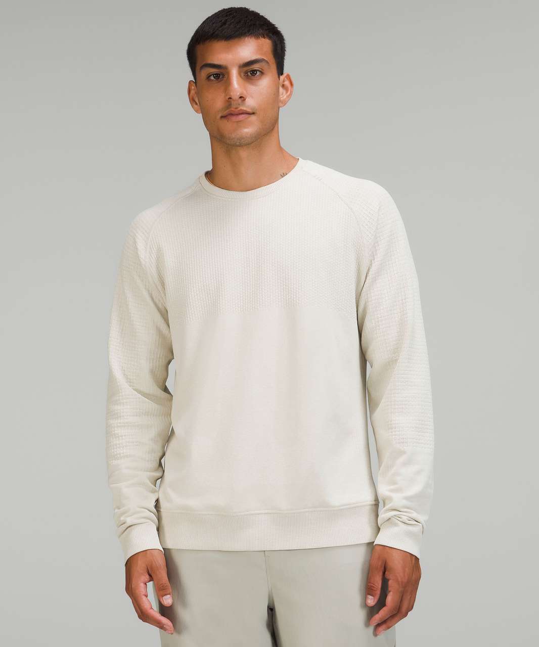 Lululemon Engineered Warmth Long Sleeve Crew - Natural Ivory / Natural Ivory