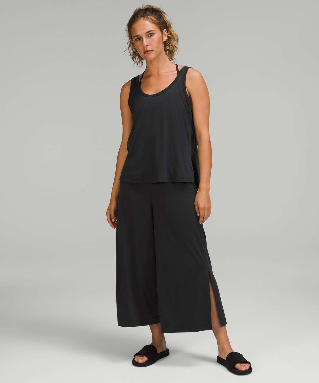 Lululemon Tank Top Jumpsuit 23 - Black - lulu fanatics