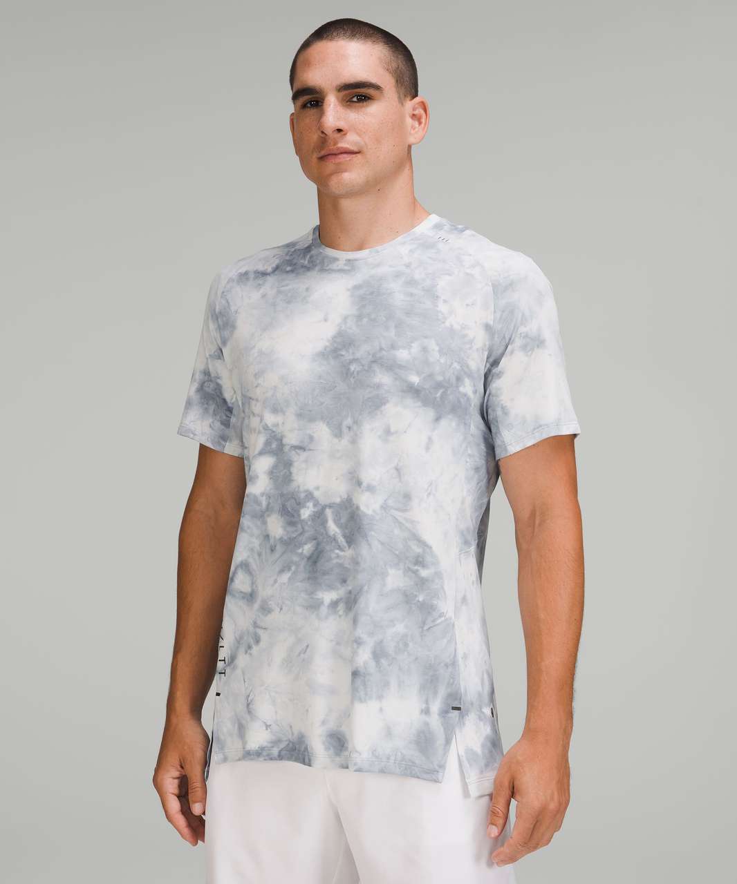 Lululemon Always Agile Short Sleeve Shirt - Tidal Dye Alpine White