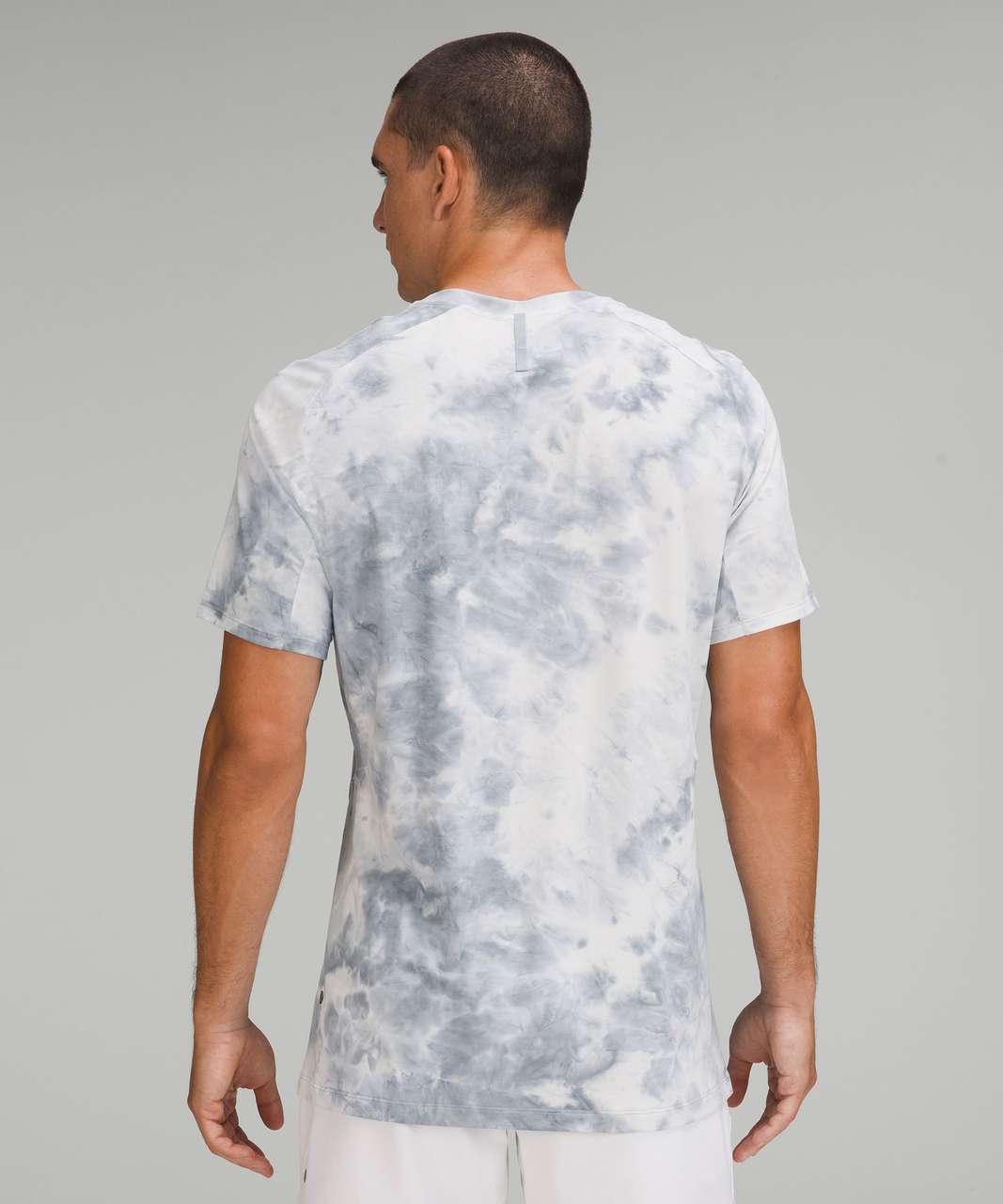 Lululemon Always Agile Short Sleeve Shirt - Tidal Dye Alpine White Chambray