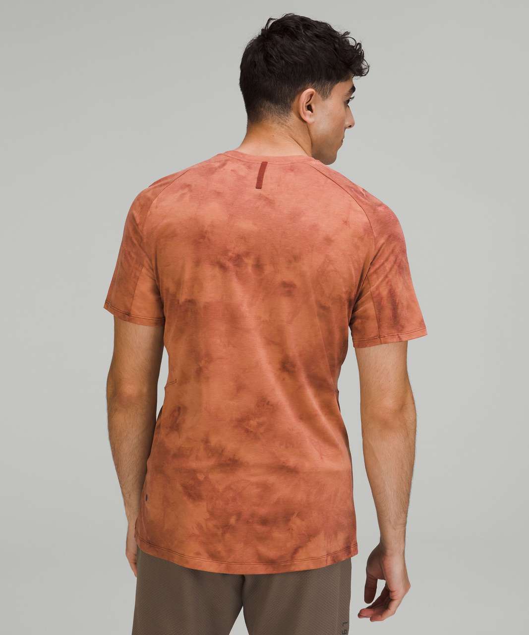 Lululemon Always Agile Short Sleeve Shirt - Tidal Dye Desert Sun Date Brown