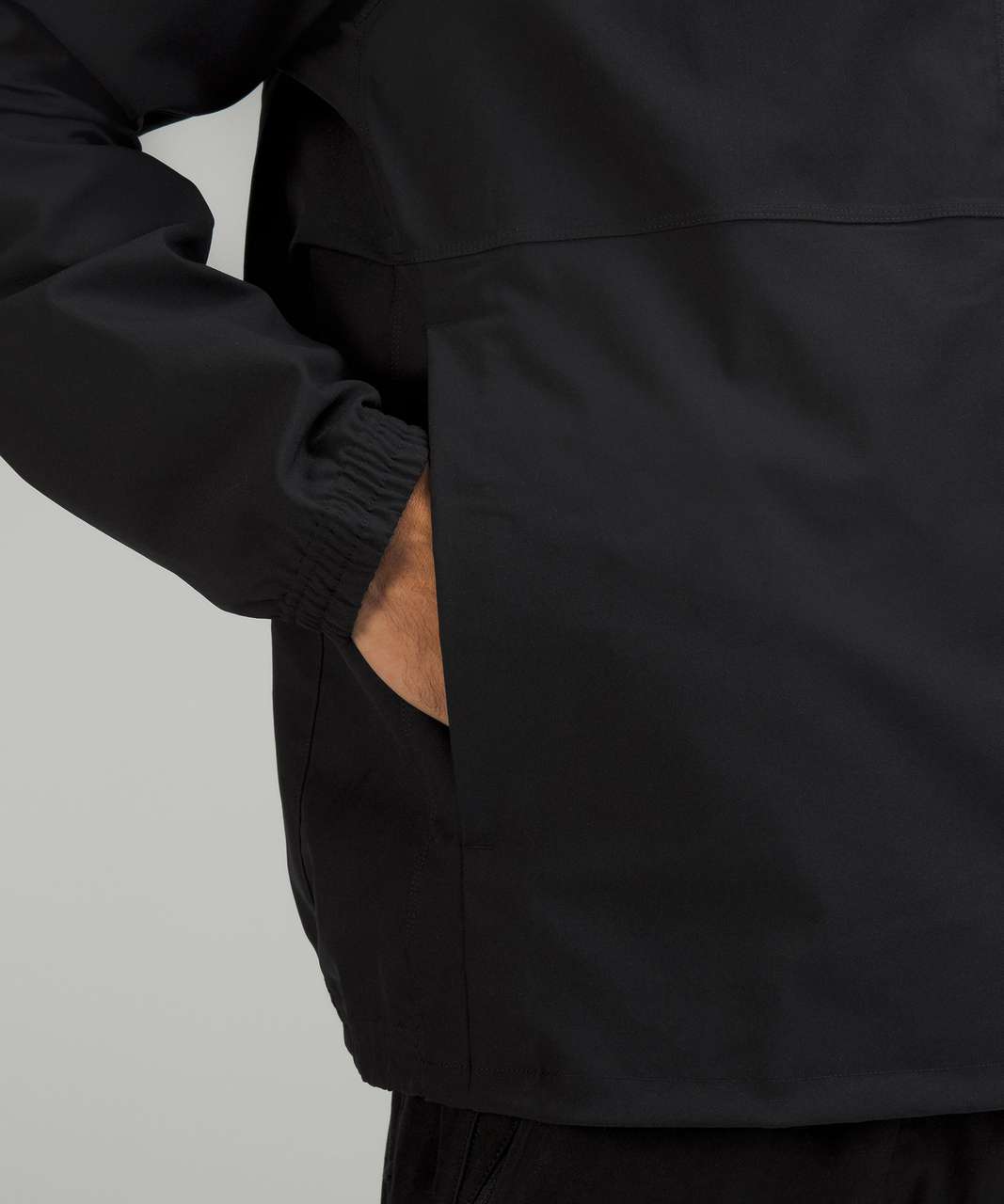 Lululemon Collared Half-Zip Jacket - Black - lulu fanatics