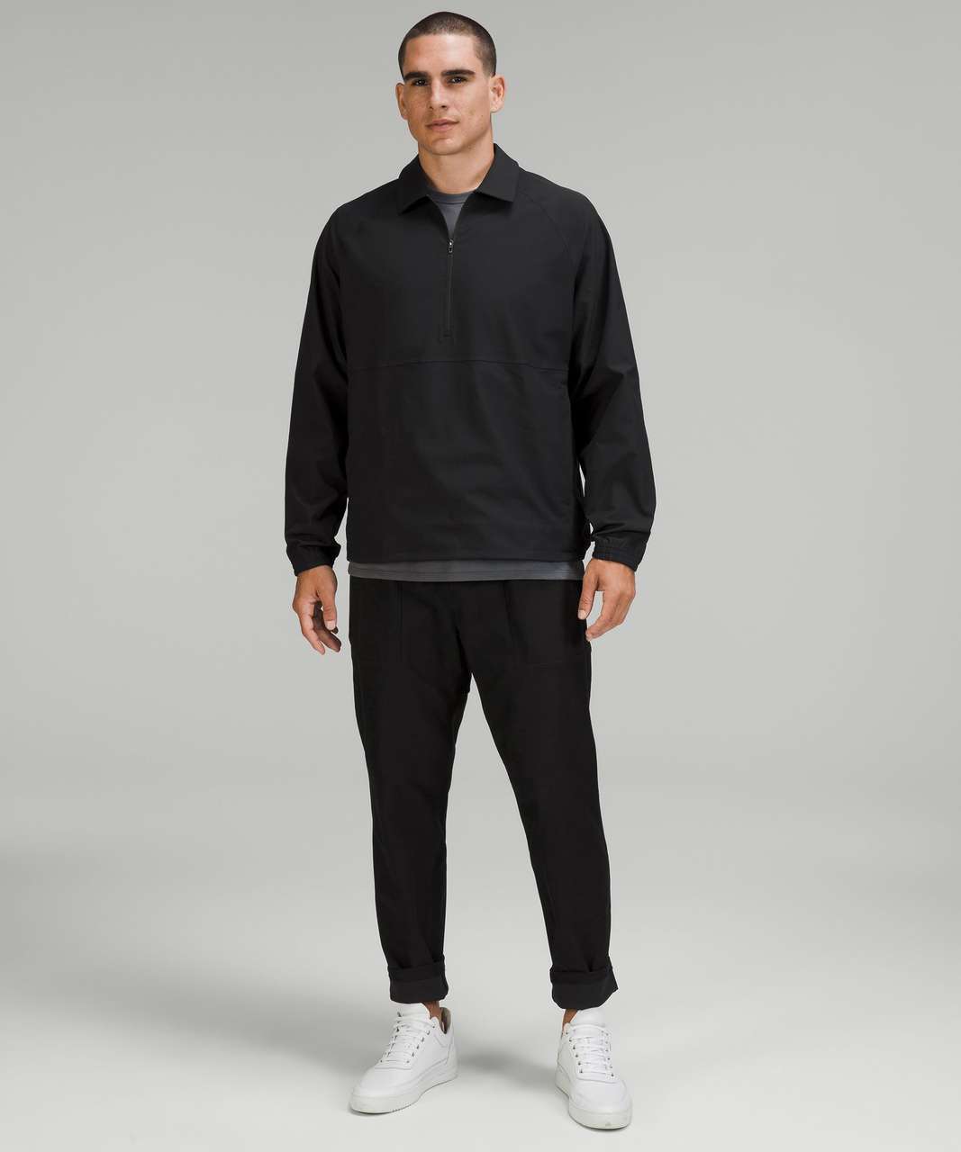 Lululemon Collared Half-Zip Jacket - Black