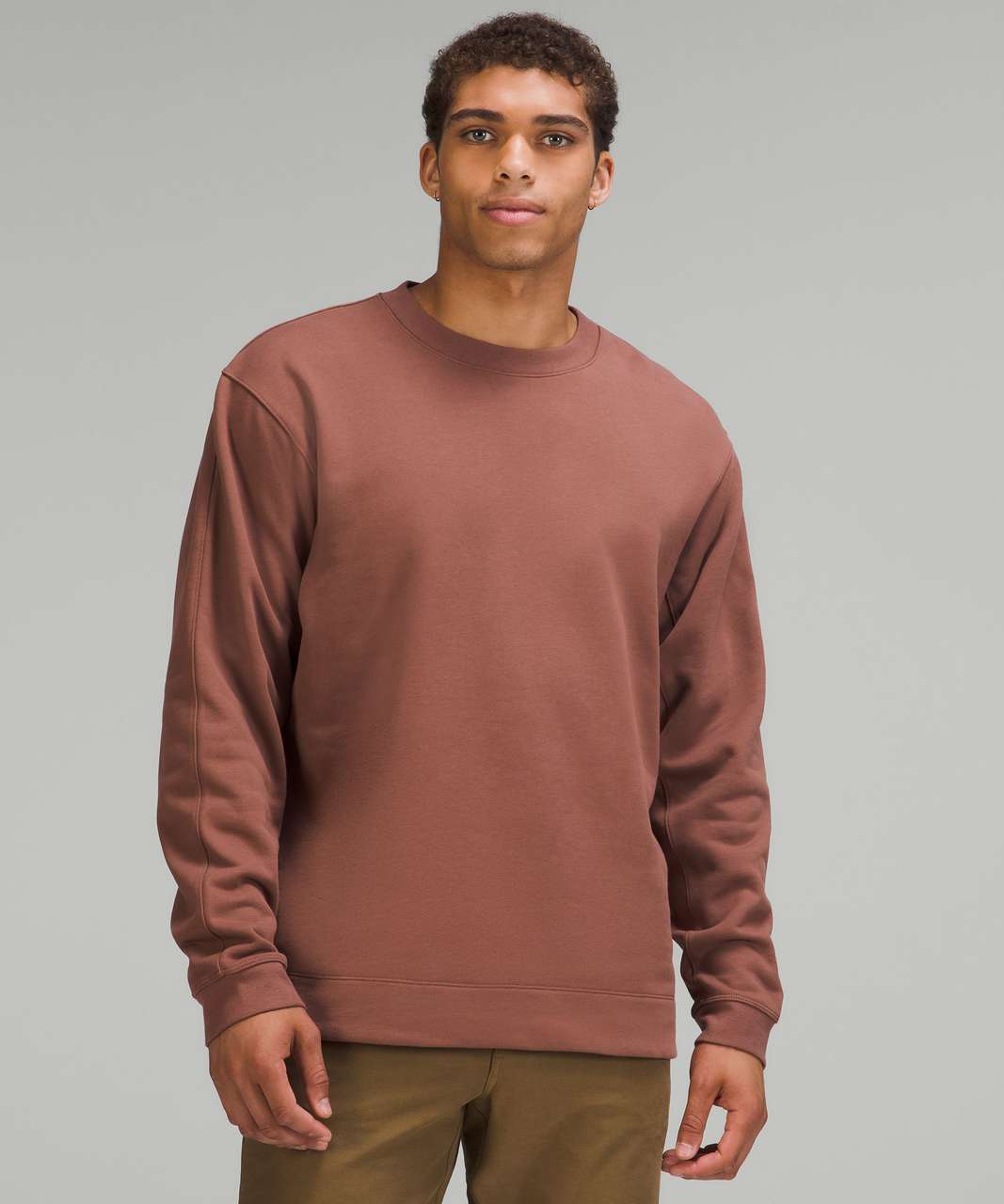 Lululemon French Terry Oversized Long Sleeve Crew - Smoky Topaz