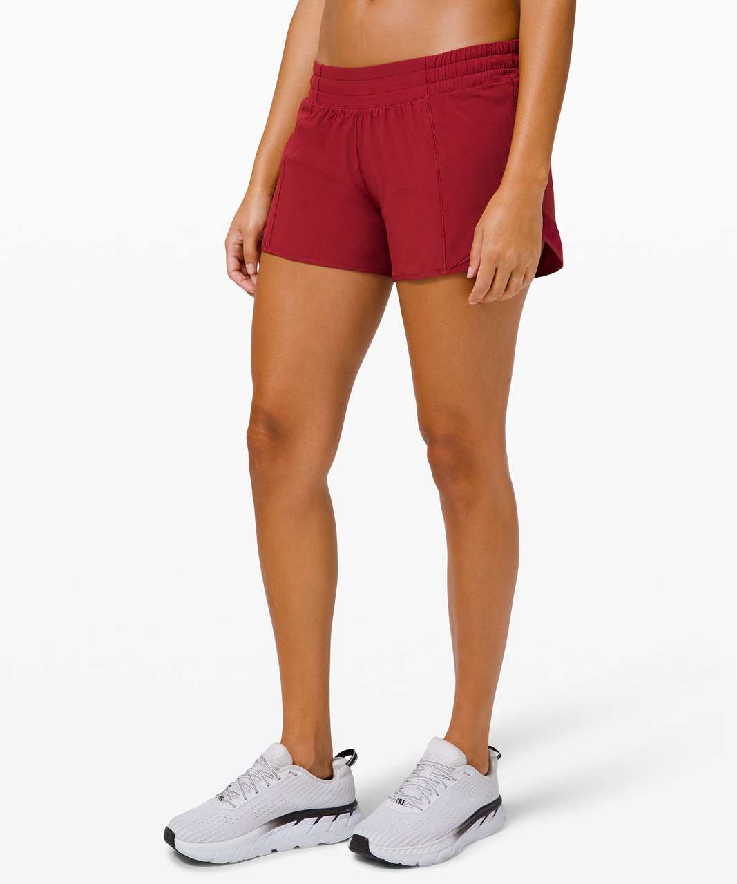 Lululemon Dark Red Hotty Hot Shorts Long Size 4 - $70 (30% Off Retail) -  From Abbie