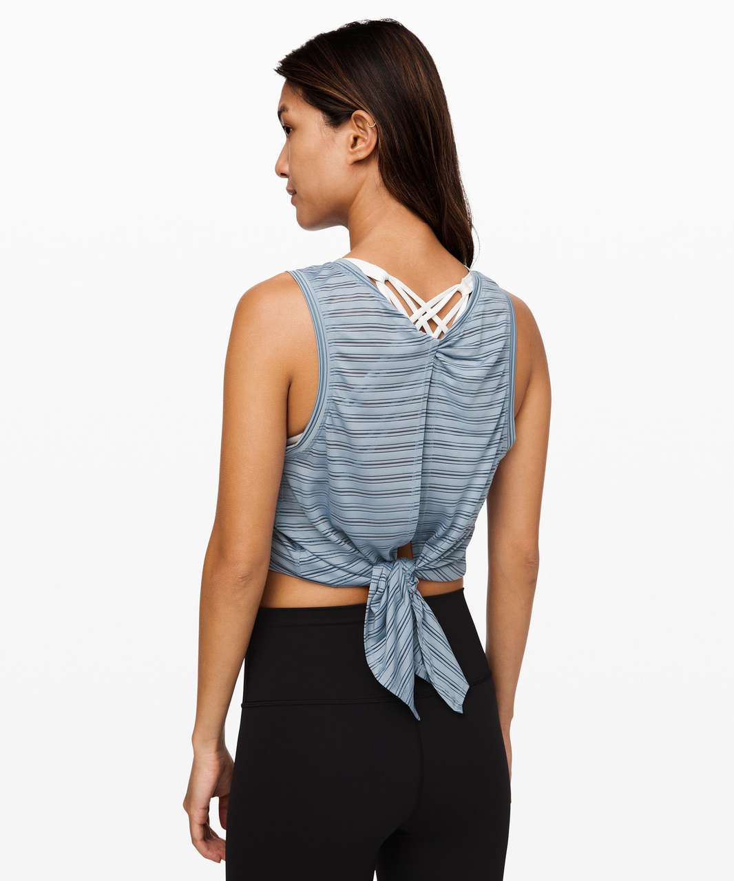 Lululemon Meet Halfway Tank *Striped - Chambray