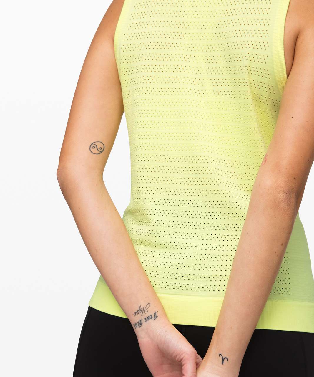 Lululemon Breeze By Muscle Tank Top - Florid Flash / Florid Flash