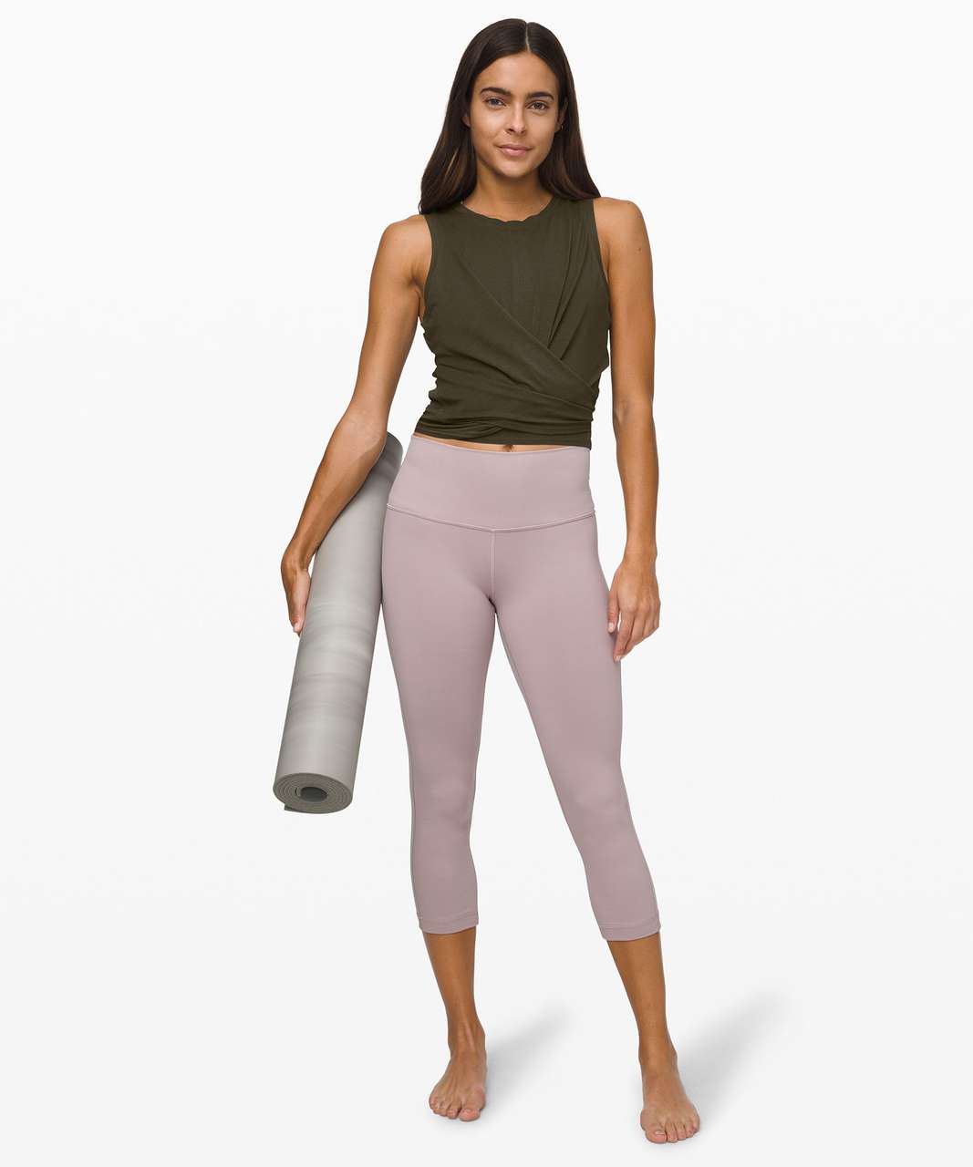 Lululemon Time to Restore Tank - Dark Olive