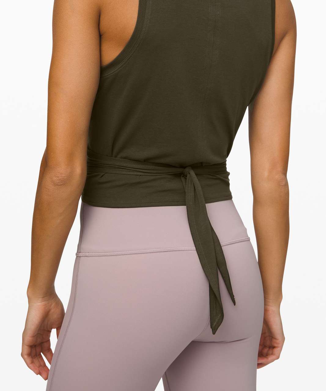 Lululemon Time to Restore Tank - Dark Olive