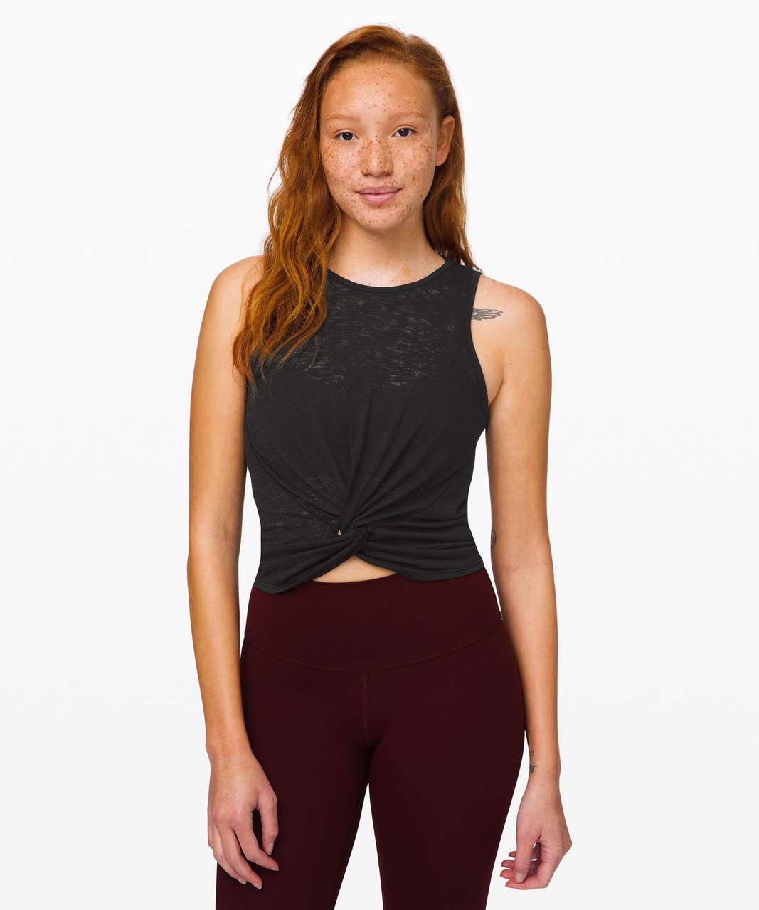 Lululemon Breeze Through Twist Tank Top - Black