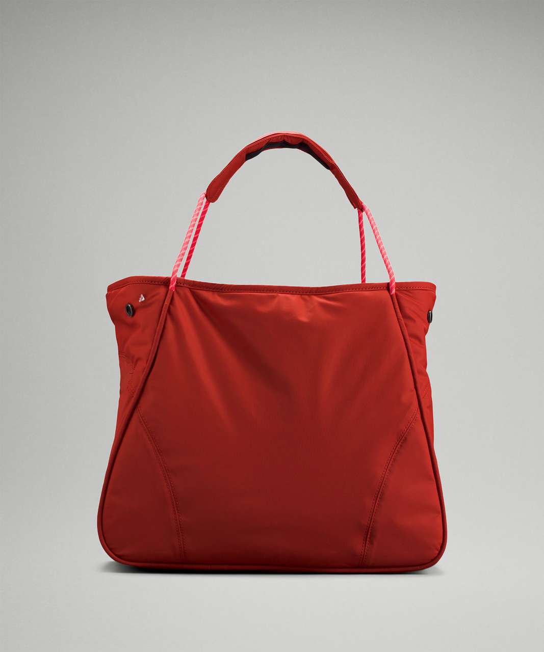 Lululemon Red Tote Manifesto Black Handle Tote Bag, Red 