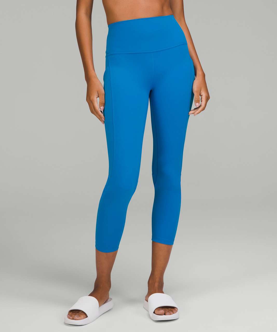 NEW Women Lululemon Align Pant with Pockets 25 Blue Borealis Size 2