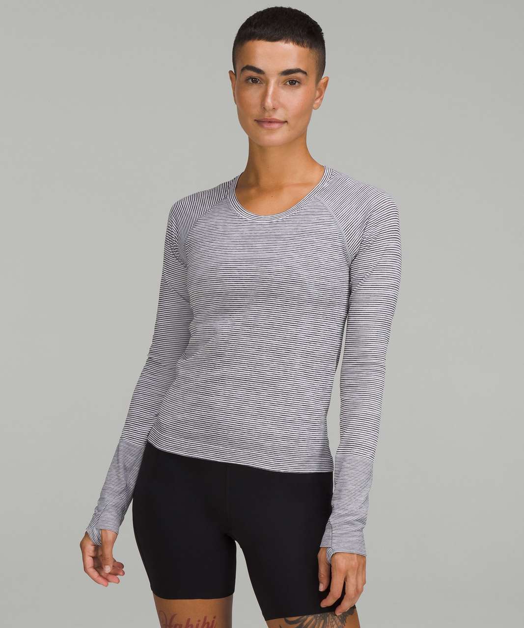 Lululemon Swiftly Tech Long Sleeve Shirt 2.0 *Race Length - Wee Are From Space White