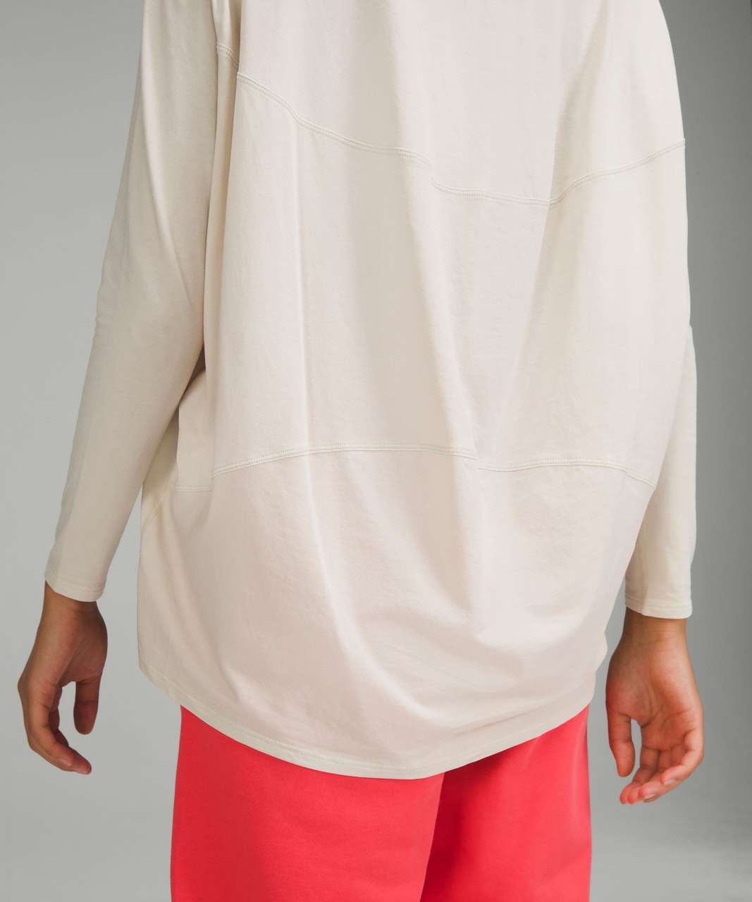 NEW Women Lululemon Back in Action Long Sleeve Heathered Spiced