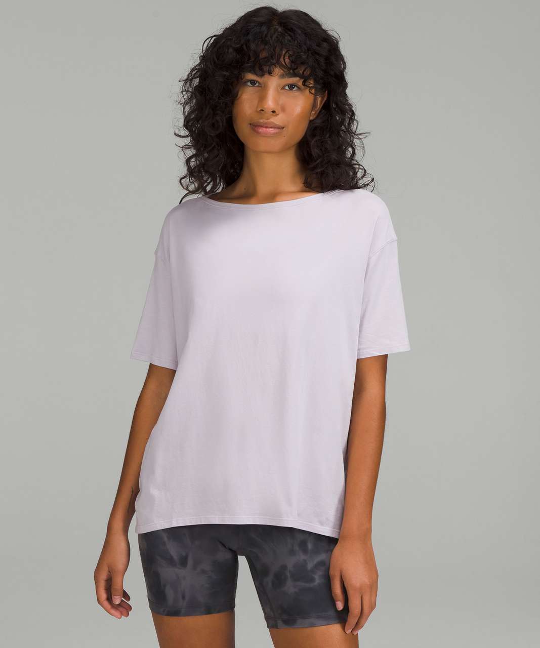 Lululemon Back in Action Short Sleeve Shirt - Faint Lavender