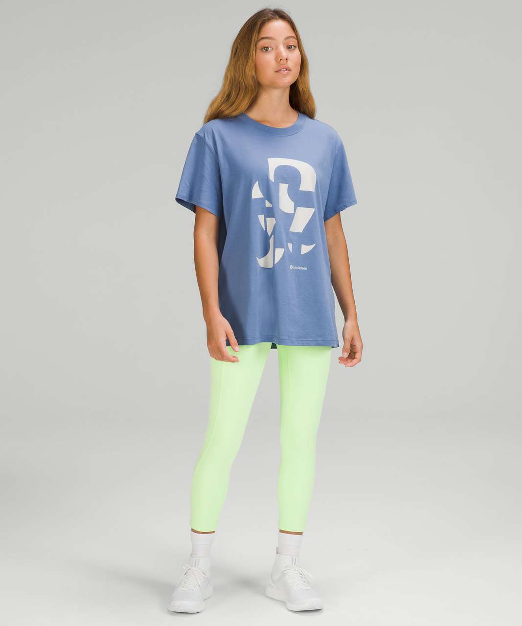 Lululemon All Yours Cotton T-shirt In Water Drop