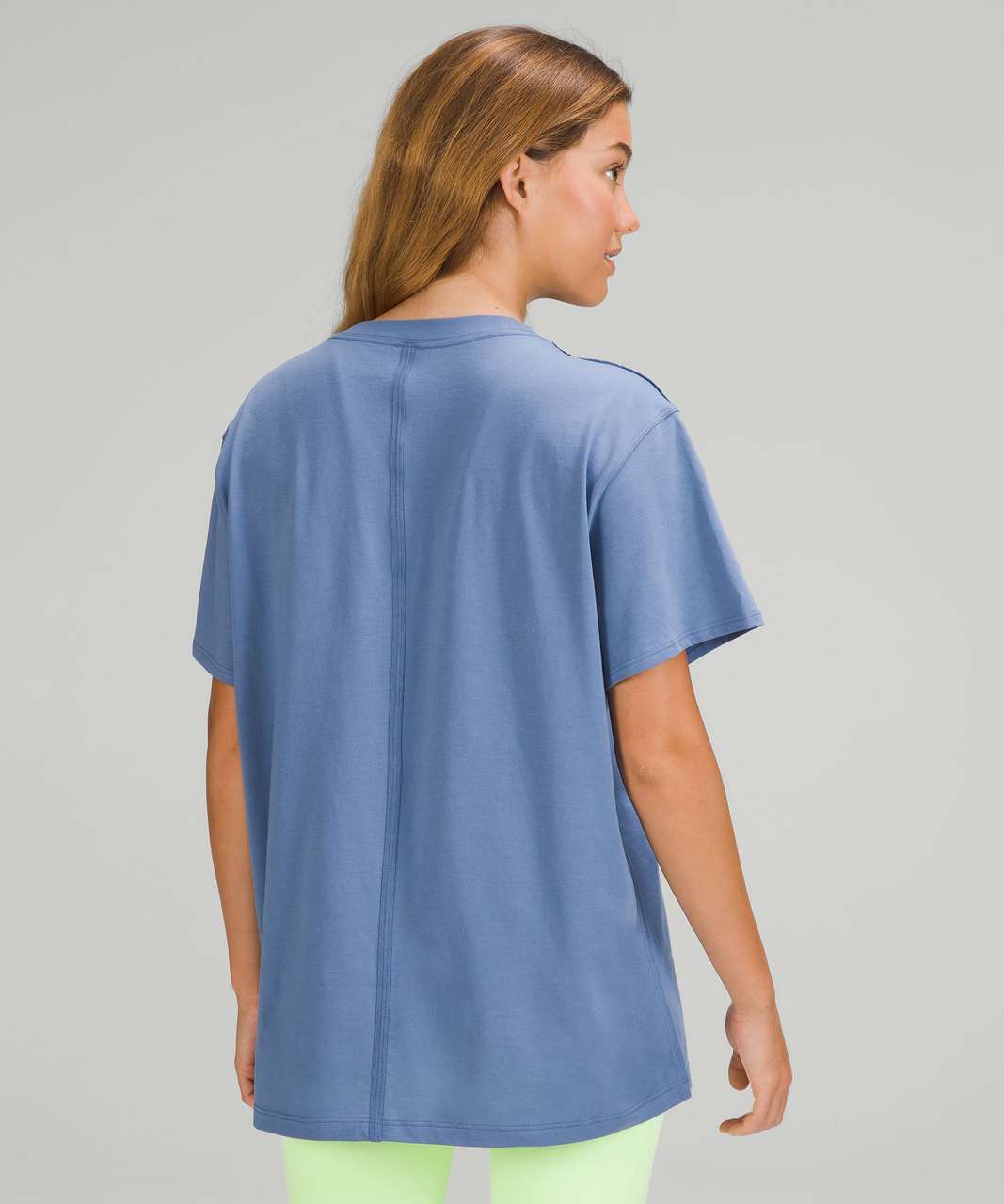 Lululemon All Yours Cotton T-shirt In Water Drop