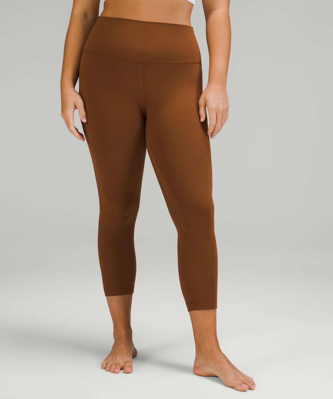 Brown Cropped Leggings