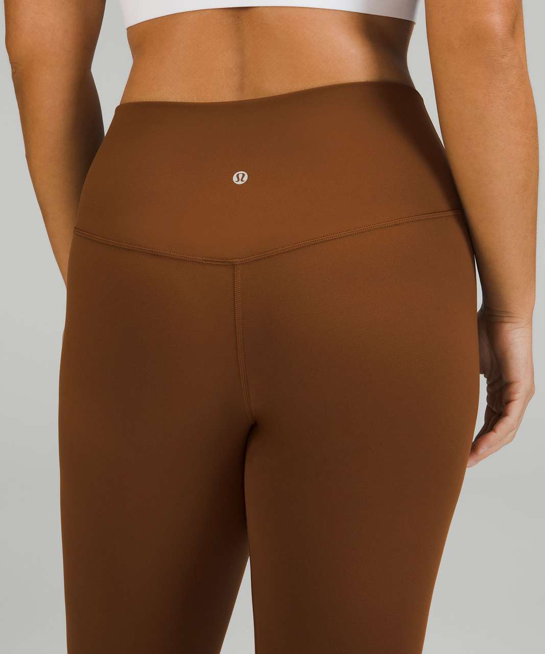 Lululemon Align High-Rise Crop 23 - Roasted Brown - lulu fanatics