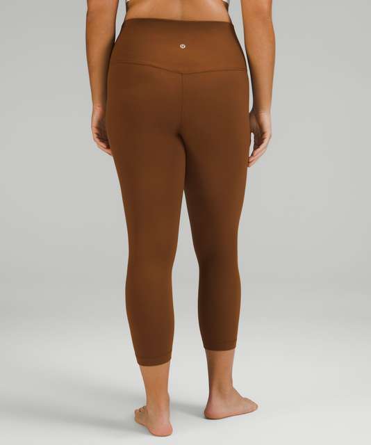 lululemon athletica, Pants & Jumpsuits, Lululemon Align Highrise Crop 23 Size  6 Canyon Orange