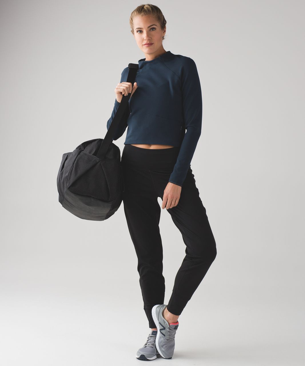 Lululemon All Aligned Mock-Neck Long-Sleeve Shirt - Espresso - lulu fanatics