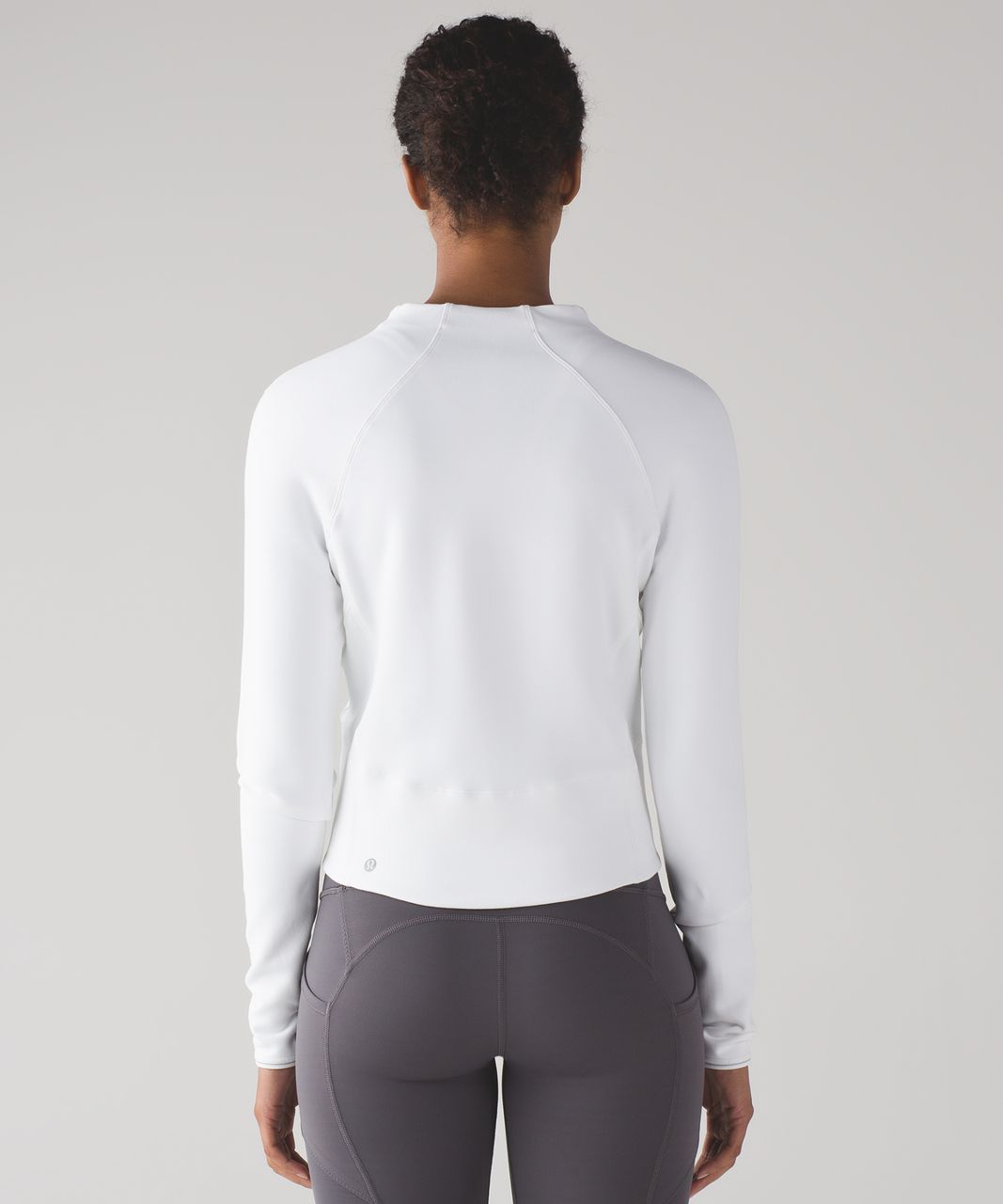 Lululemon Hill And Valley Mock Neck - White