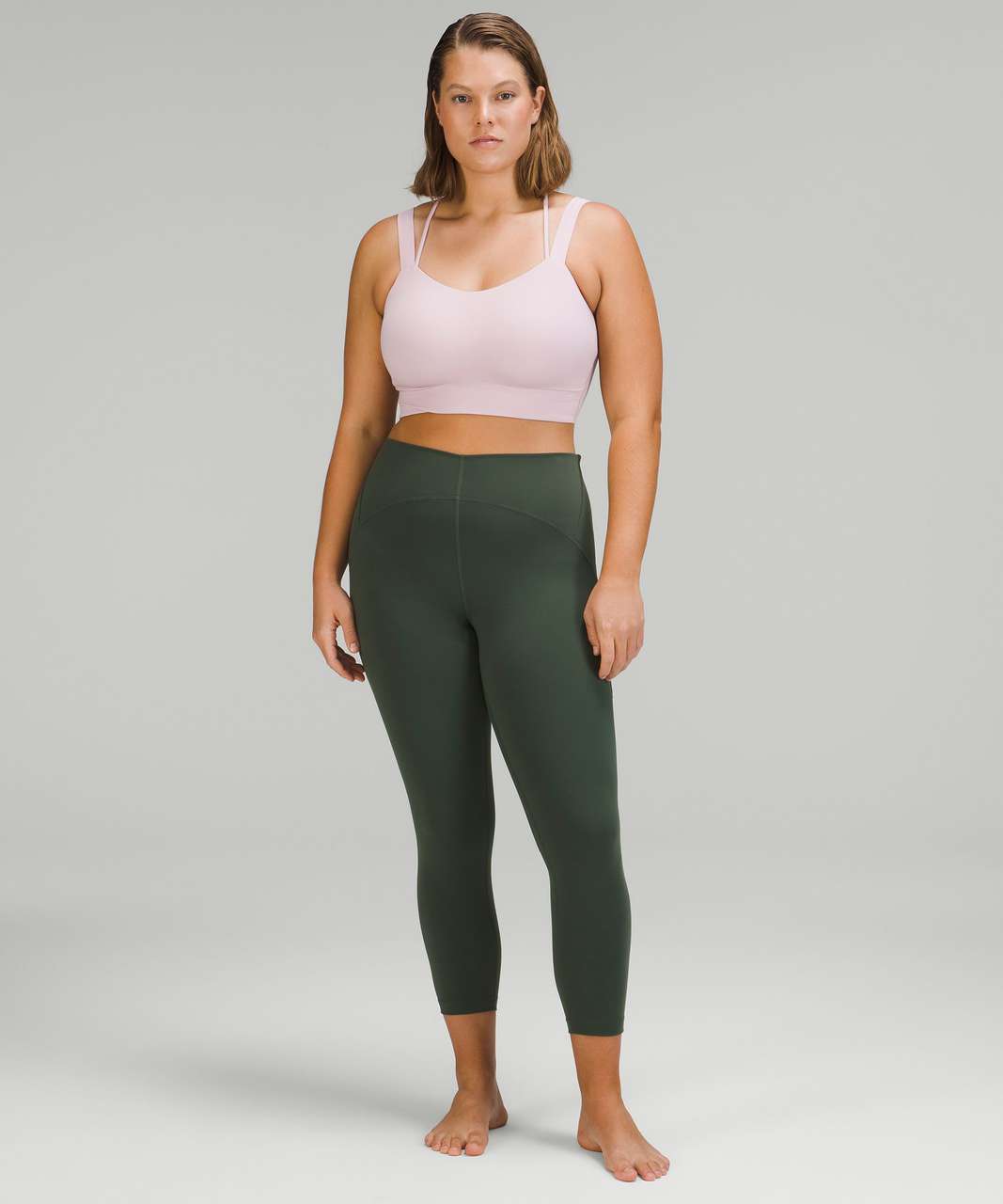 lululemon athletica, Pants & Jumpsuits, Lululemon Instill Tight 25  Legging Green Brzg Sz