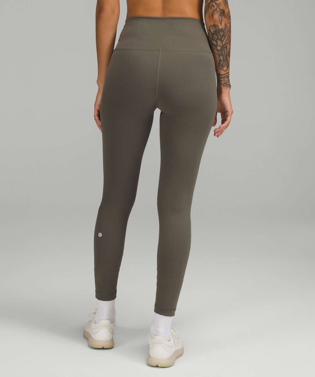 Lululemon Wunder Train High-Rise Tight with Pockets 28 - Medium Forest -  lulu fanatics