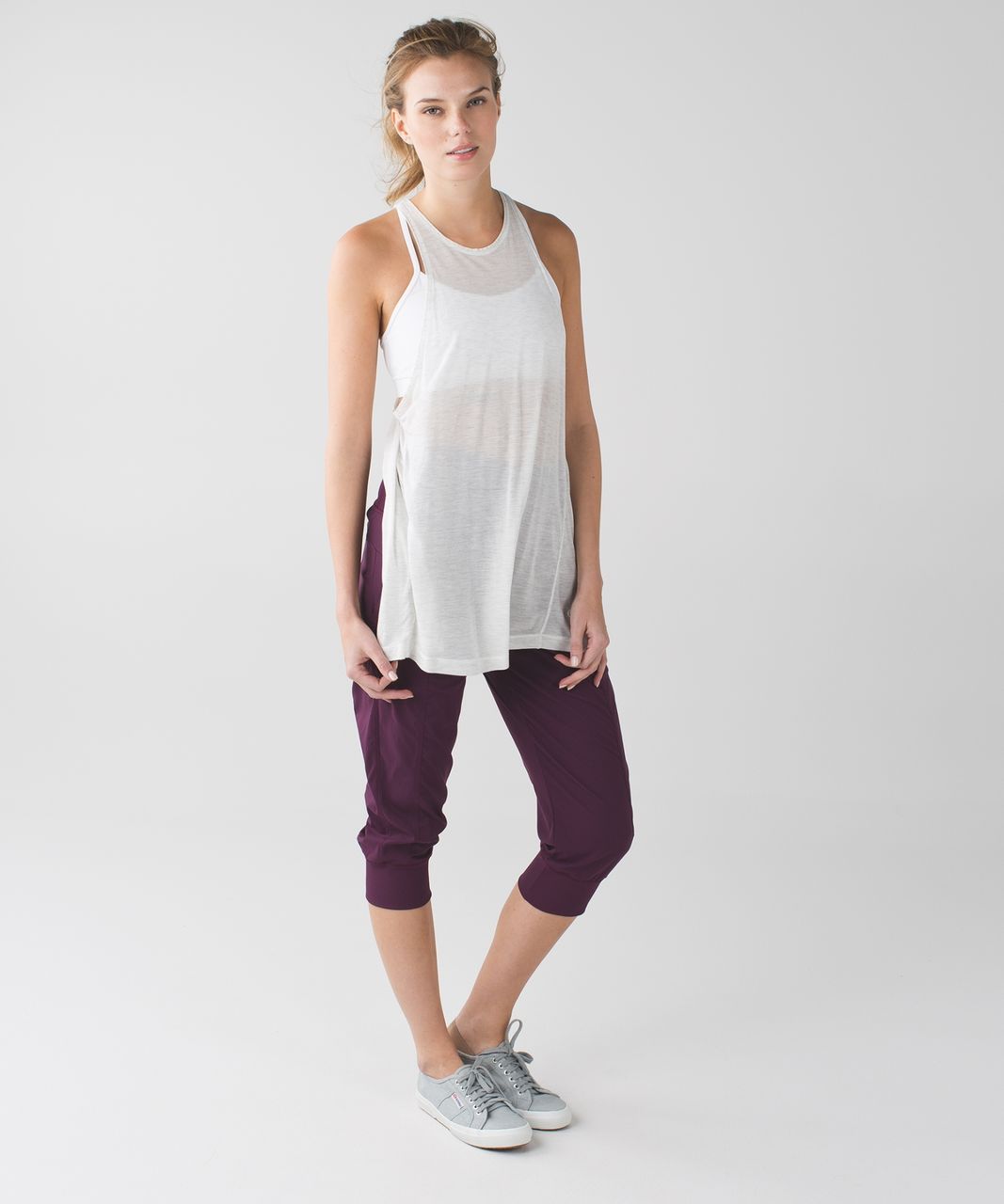 Lululemon In Flux Crop - Plum