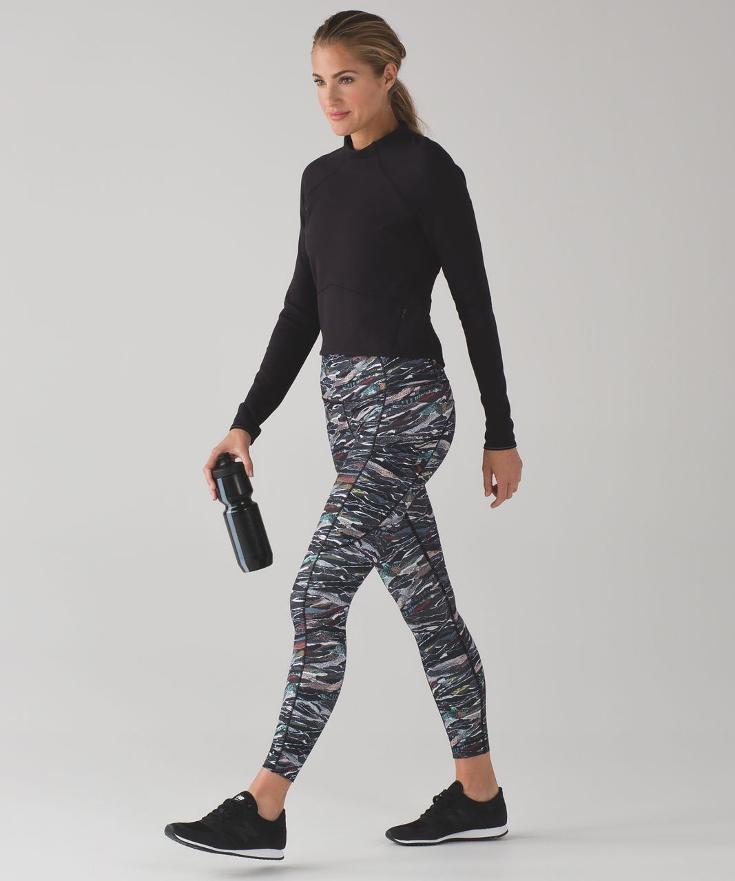 Lululemon Sheer Thrill Mock Neck Long Sleeve - Wild Bluebell - lulu fanatics