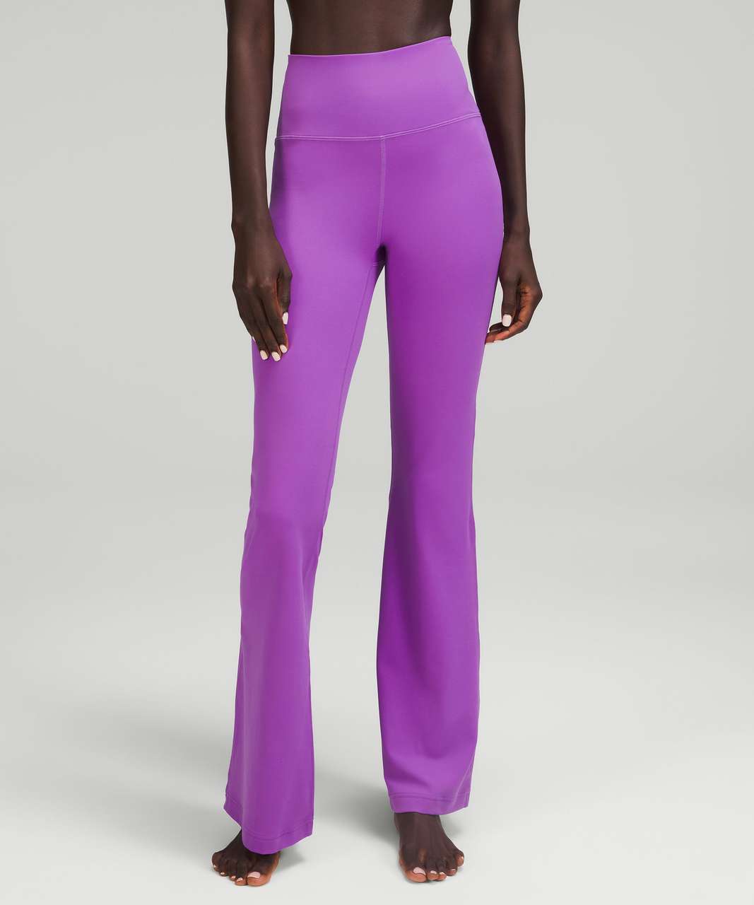 Lululemon Groove Super-High-Rise Flared Pant *Nulu - Moonlit Magenta - lulu  fanatics