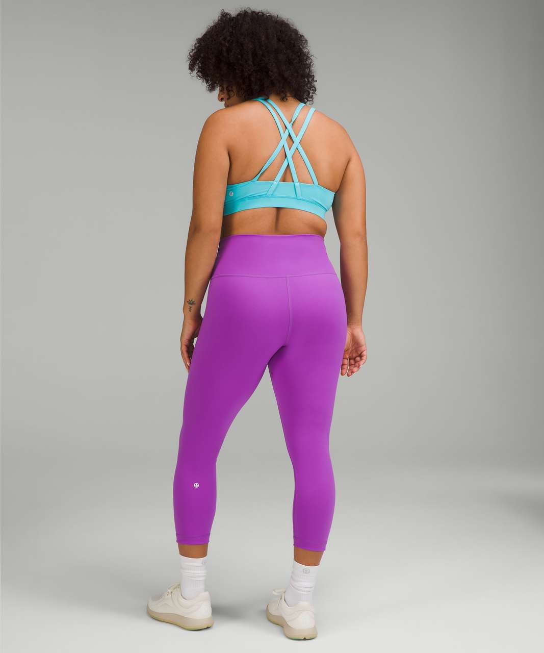 Lululemon Wunder Train High-Rise Crop 23" - Moonlit Magenta