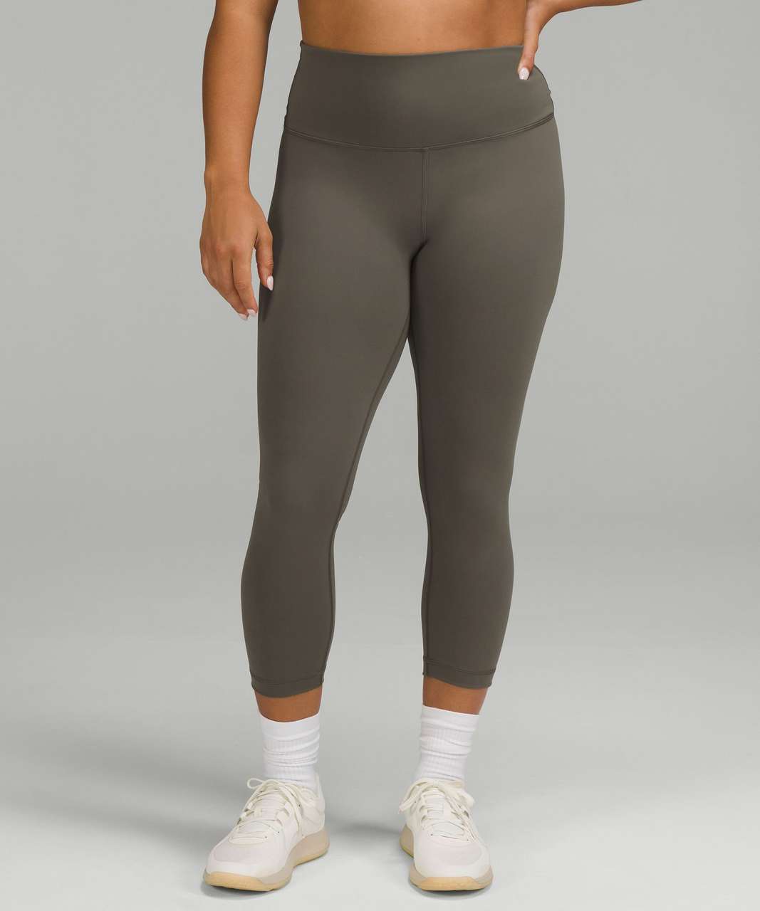 Lululemon Wunder Train High-Rise Crop 23 - Velvet Dust - lulu