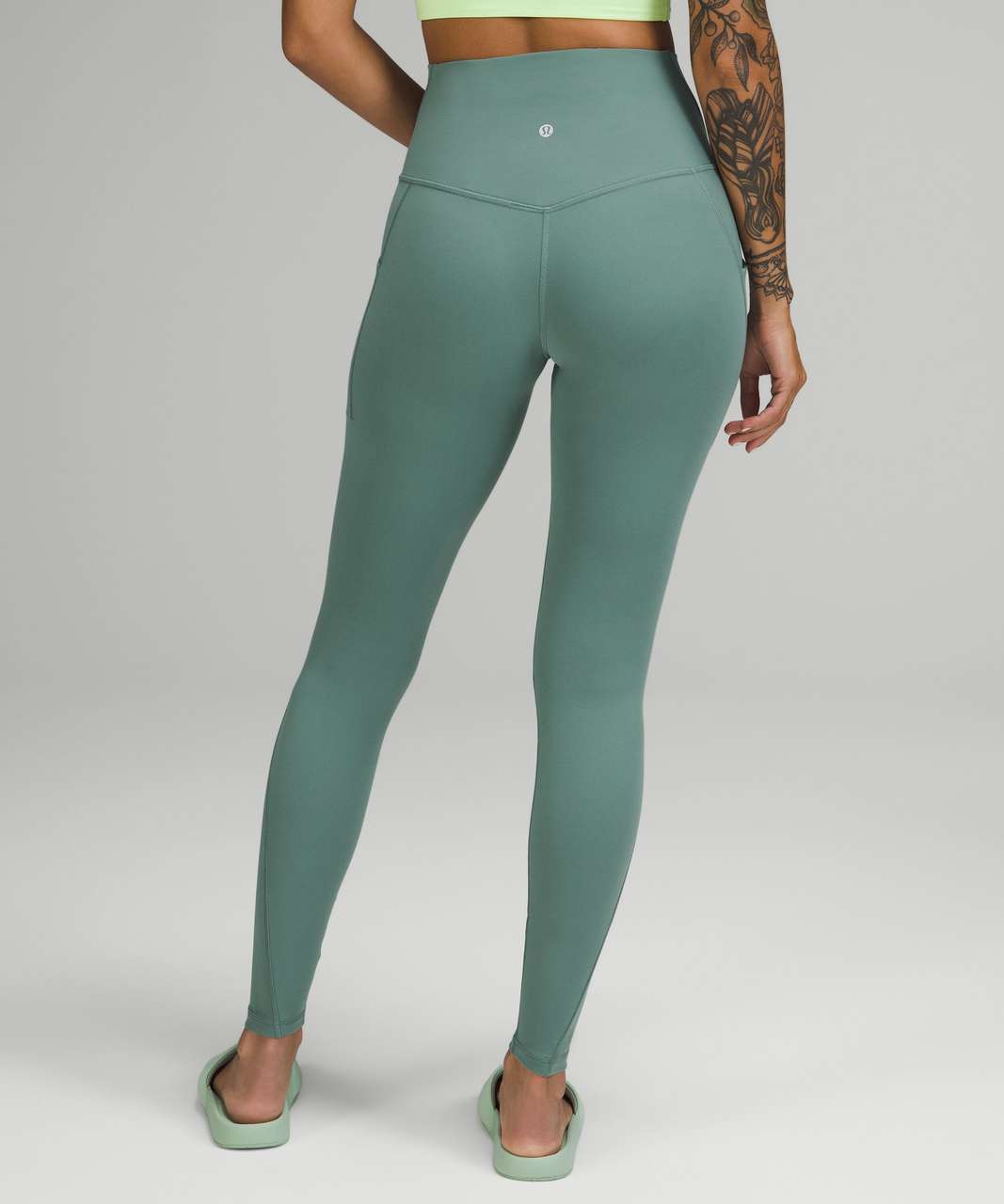 Lululemon Align™ High-Rise Pant with Pockets 25 Color Storm Teal. Size 6  *NEW*