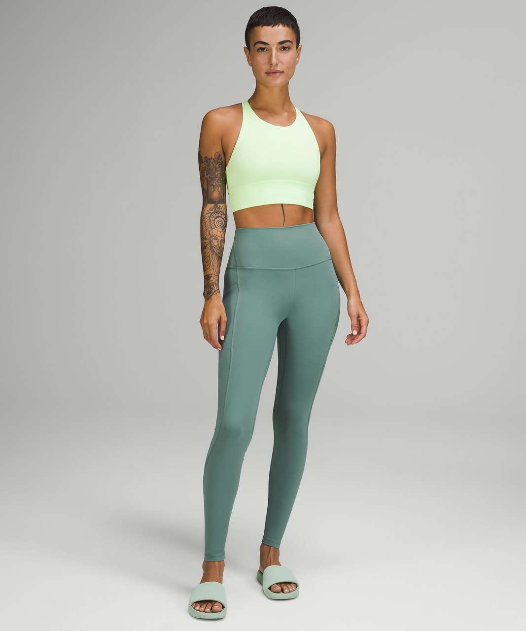 Lululemon Align High-Rise Pant with Pockets 28 - Tidewater Teal - lulu  fanatics