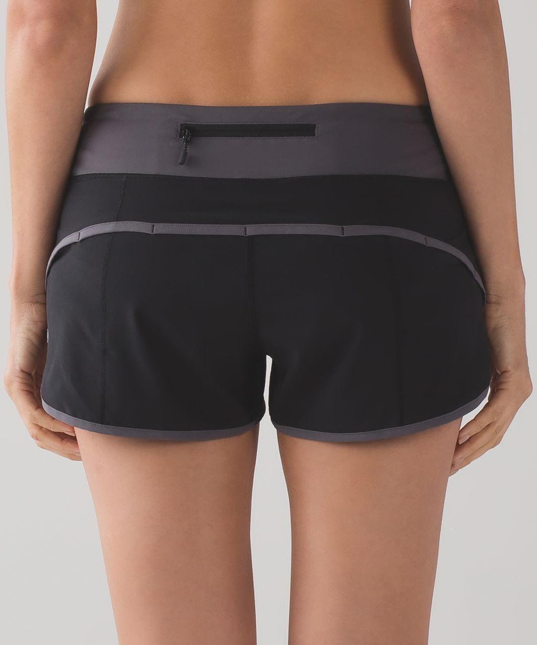 Lululemon Speed Short (2 1/2") - Black / Dark Carbon