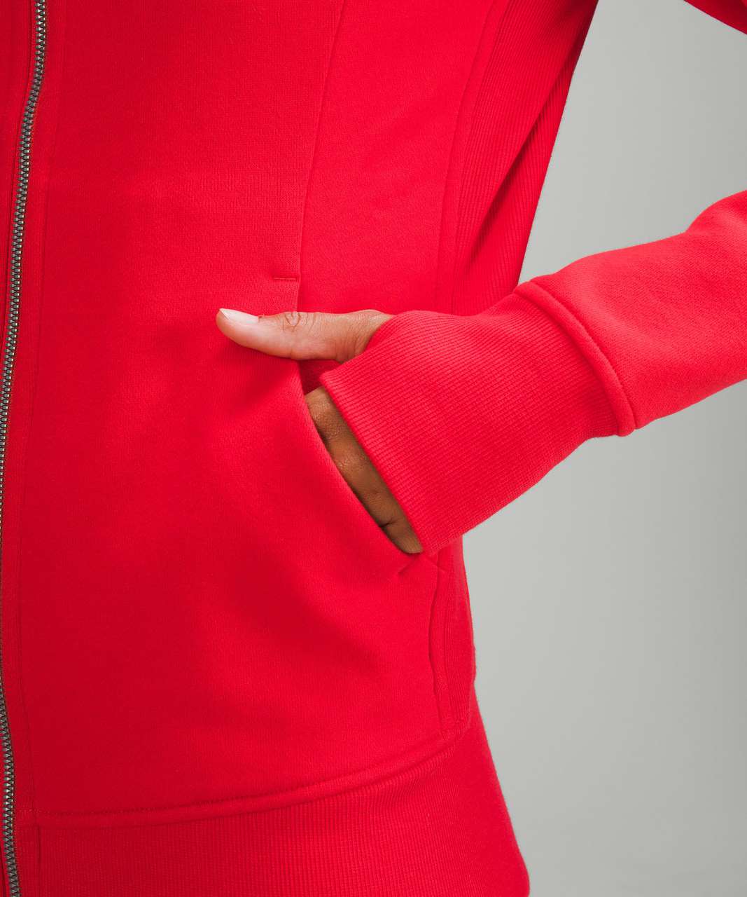 Lululemon Scuba Full-Zip Hoodie - Carnation Red