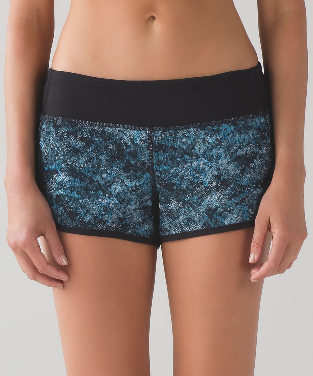 Lululemon Speed Short (2 1/2") - Fairisle Multi Black / Black