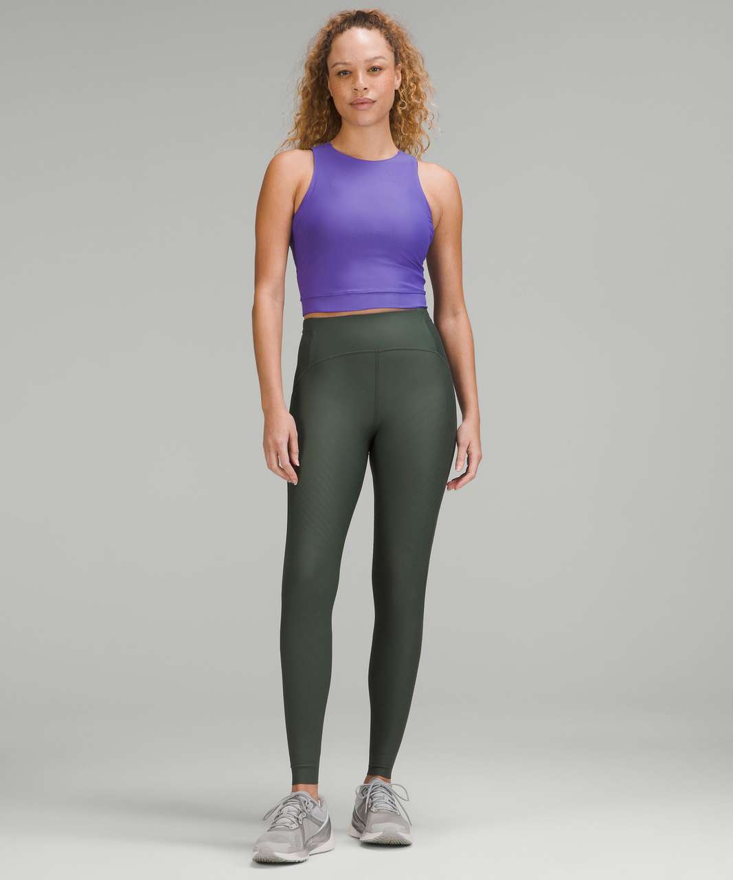 Lululemon SenseKnit High-Rise Running Tight 28 - Smoked Spruce