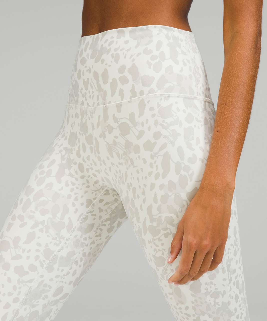 Lululemon Align High-Rise Crop 17 - Cheetah Camo Antique White Multi -  lulu fanatics