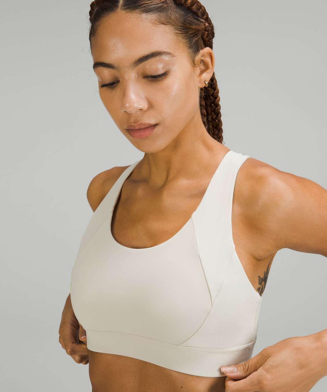 Lululemon Free to Be Elevated Bra *Light Support, DD/DDD(E) Cup - Natural  Ivory - lulu fanatics