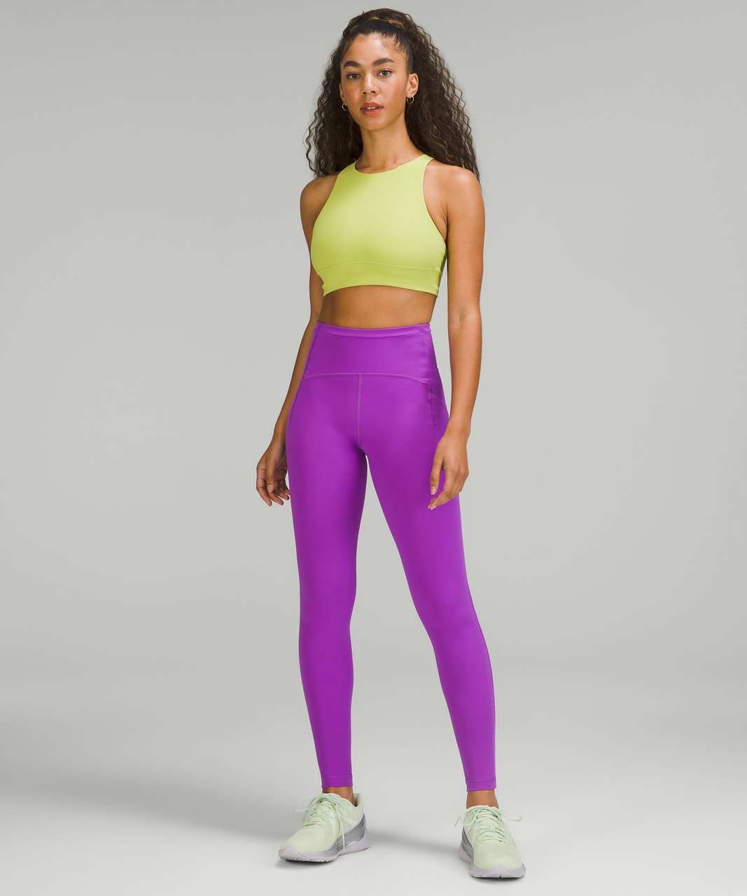 LULULEMON WOMEN'S SWIFT Speed High Rise Tight 28” Size 0 MGPR Magenta  Purple $145.48 - PicClick AU