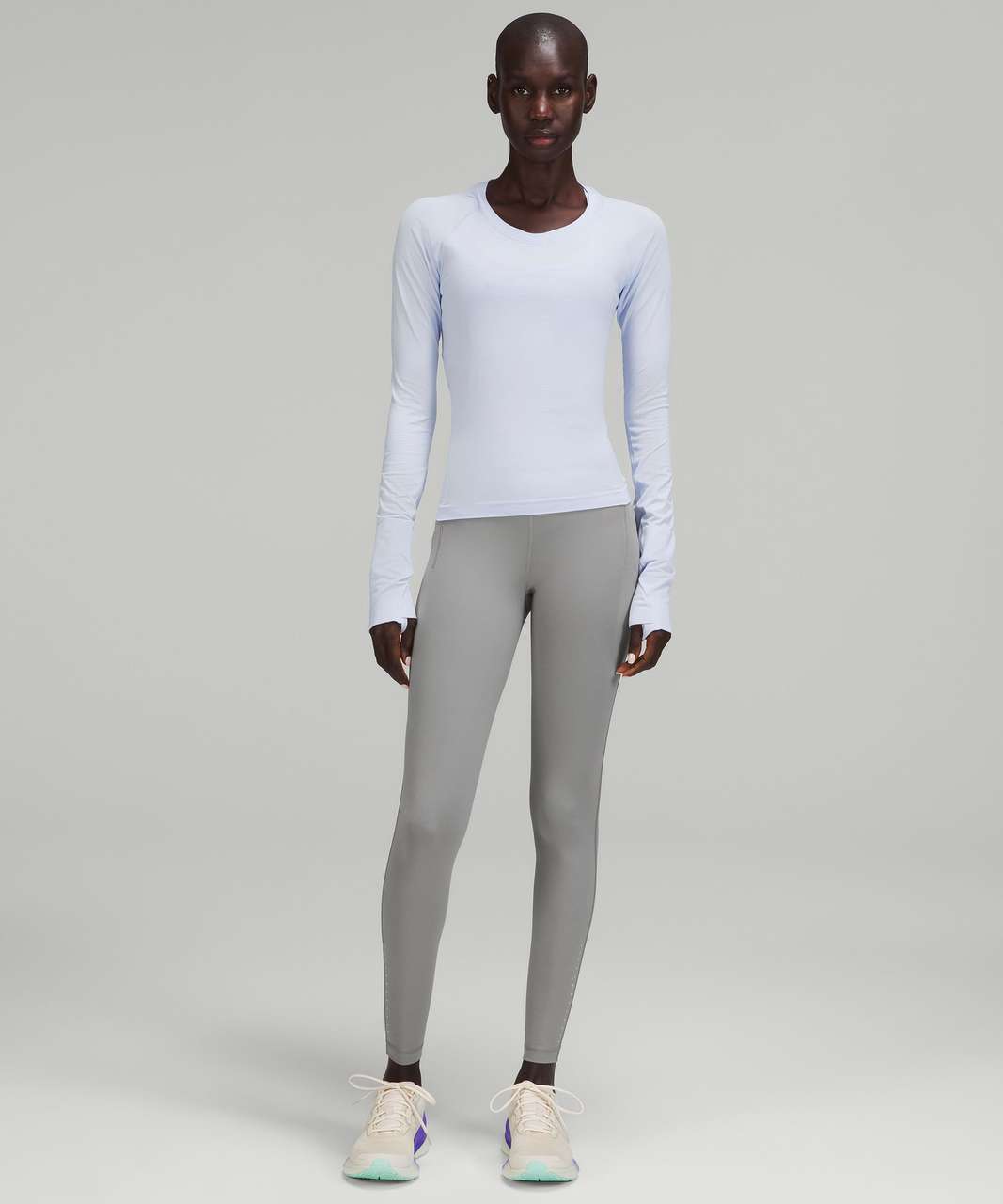 Lululemon Swift Speed High-Rise Tight 28 - Gull Grey - lulu fanatics